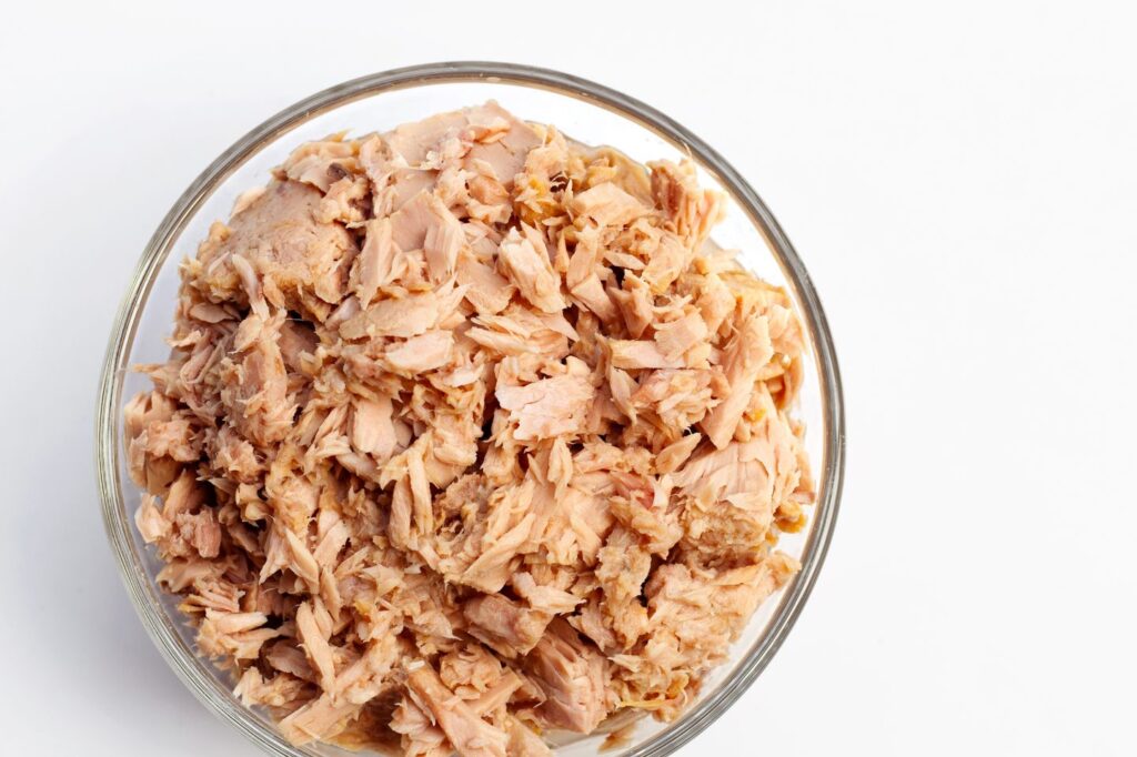 Canned Tuna Mixed With Plain Greek Yogurt