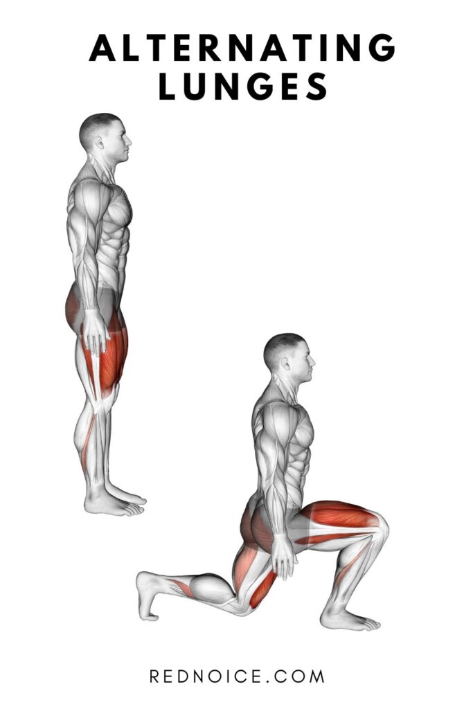 Alternating Lunges
