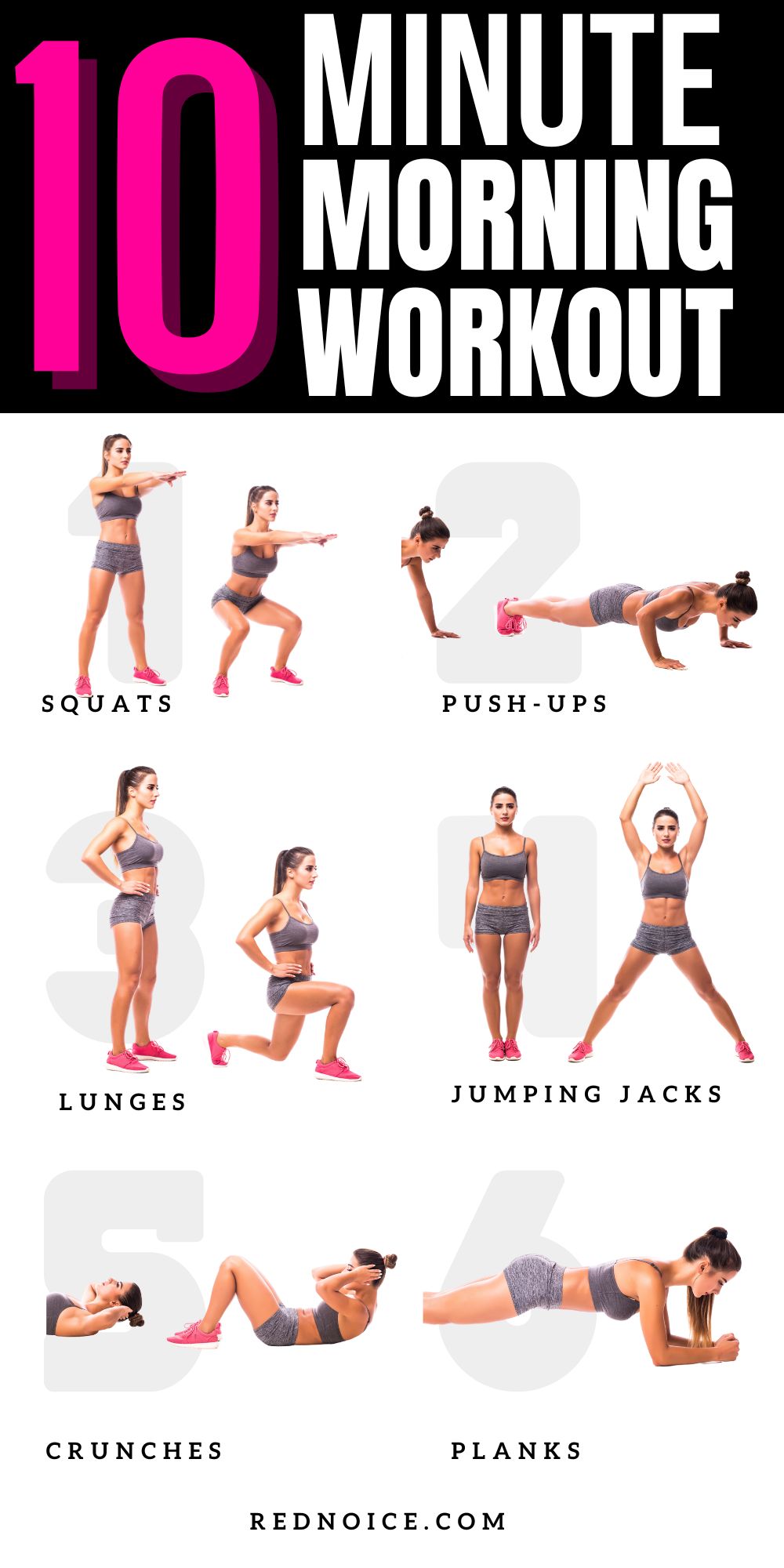 A Quick 10-Min Morning Workout Routine You Can Squeeze in Before Work