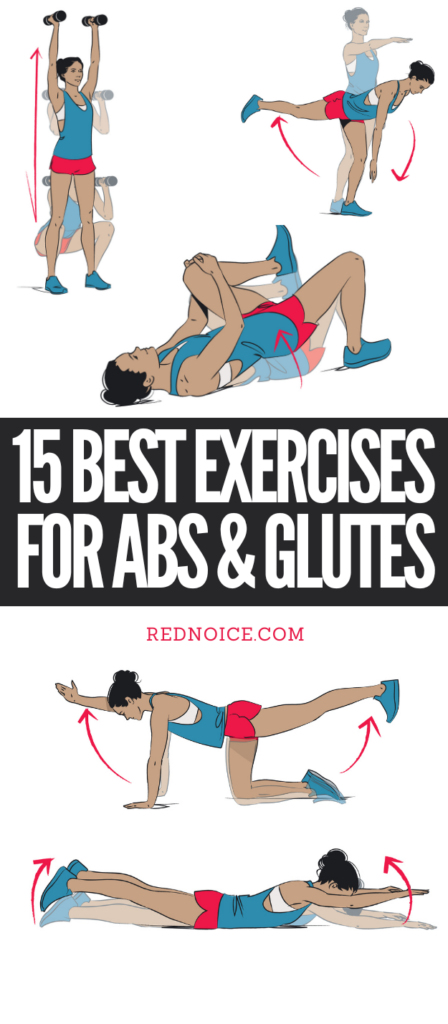 best exercises for abs and glutes