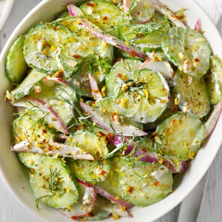Creamy Cucumber Salad