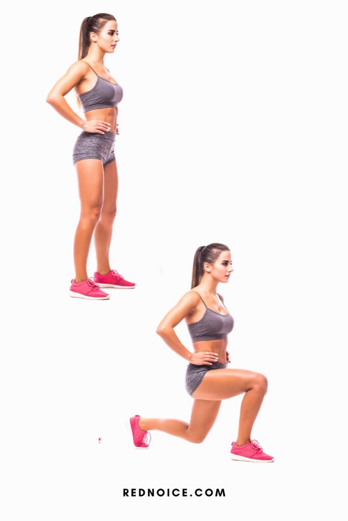 morning workout Lunges