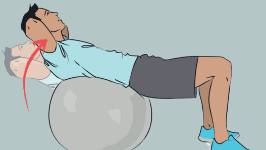 How to perform an exercise ball crunch - core exercise