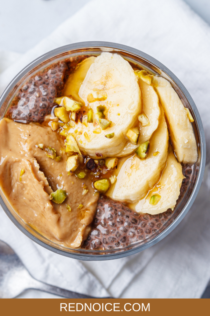 Chocolate chia pudding