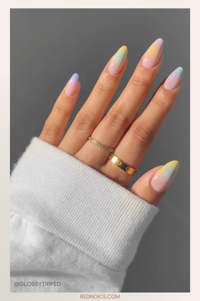 Popsicle Pastel Nails