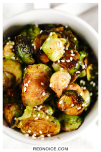 Teriyaki Roasted Brussels Sprouts