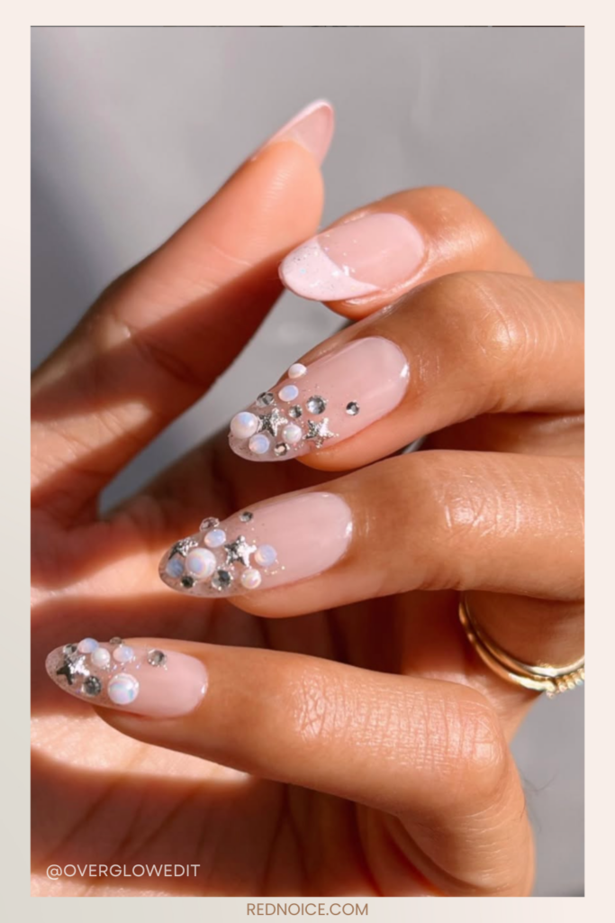 Shell-Accent Nails