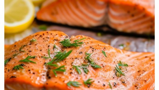 Pan-seared Salmon with lemon