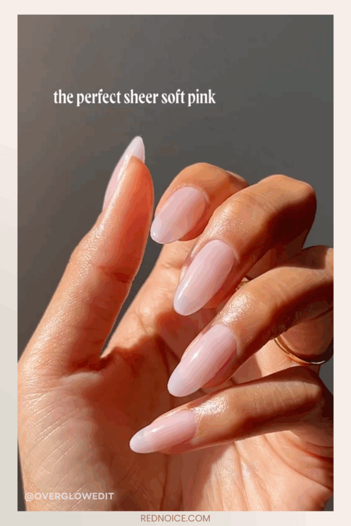 Sheer Blush Nails