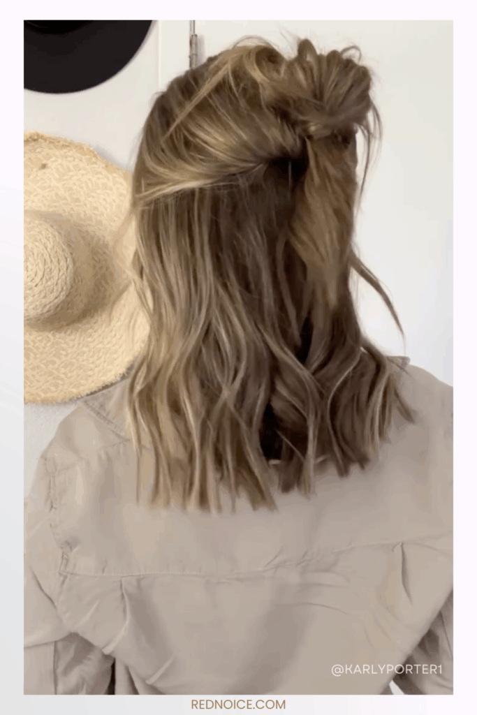 The Half-Up Top Knot