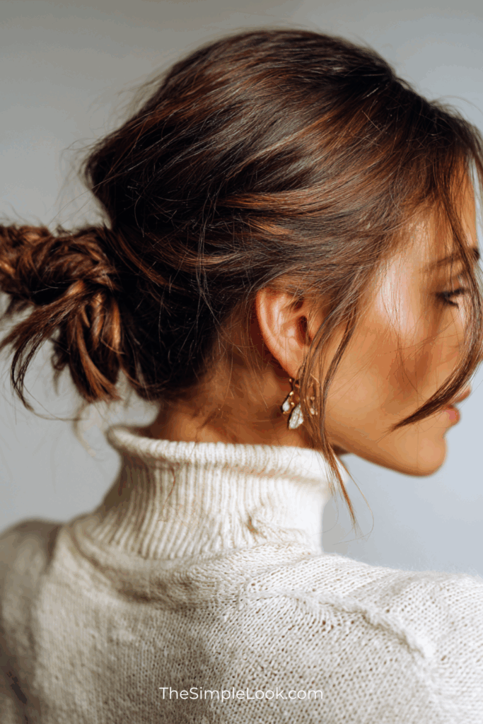 The Low Textured Bun