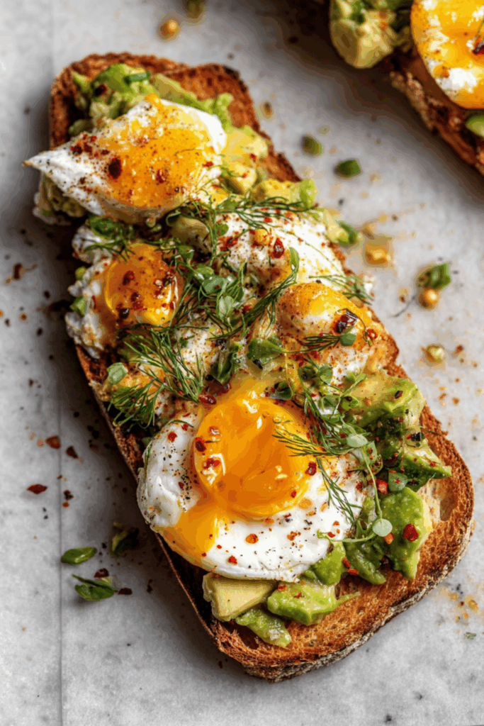 Saturday: Avocado Toast with Eggs