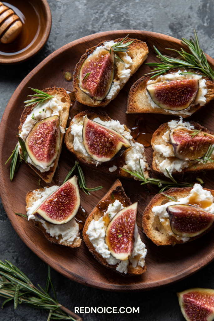 Fresh Figs with Goat Cheese