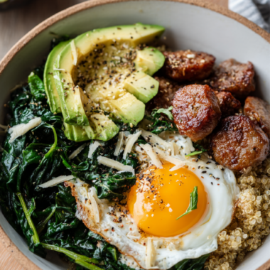 Savory Quinoa Breakfast Bowl
