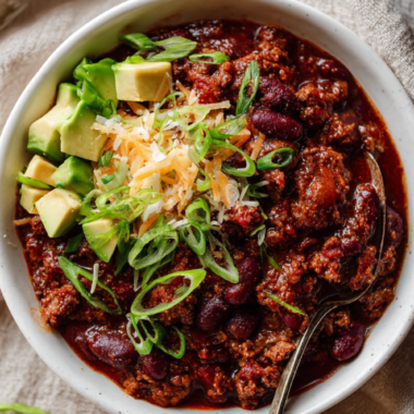 Slow Cooker High-Protein Beef Chili