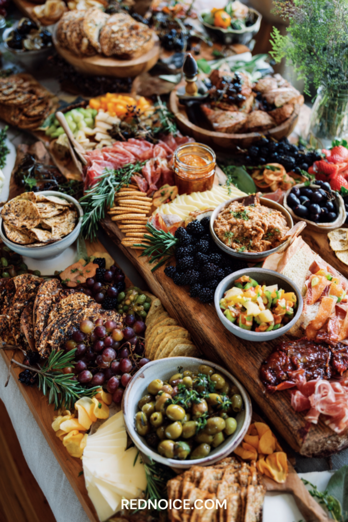 Giant Charcuterie Table for Big Celebrations