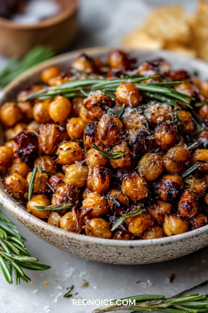 Roasted Chickpeas with Mediterranean Herbs