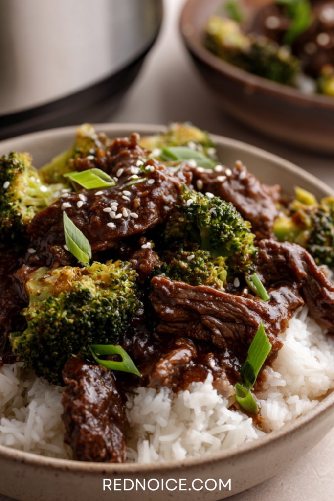 Slow Cooker Beef & Broccoli