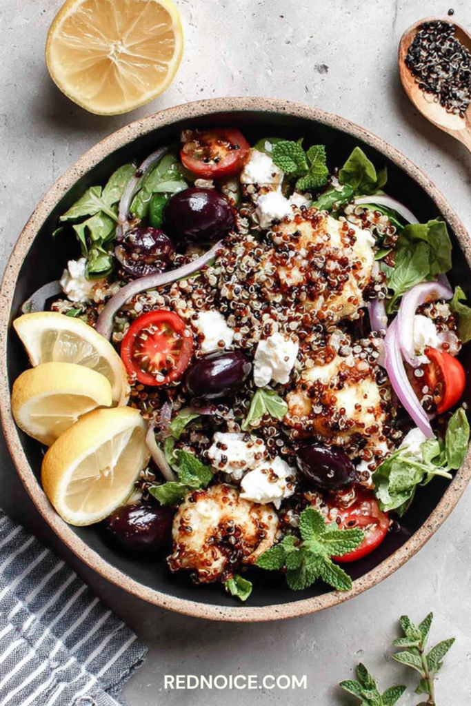 Mediterranean Quinoa Tabbouleh with Extra Herbs