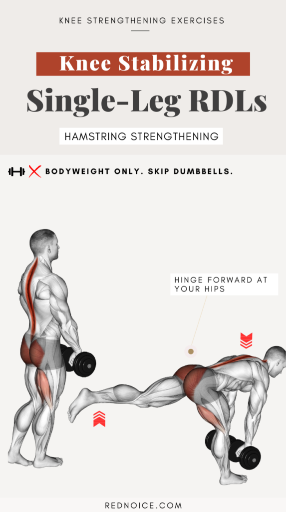 Single-Leg RDLs (Bodyweight Only) – Balance and Hamstring Strength