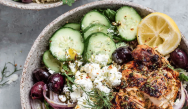 Chicken with roasted vegetables & tabbouleh on the side