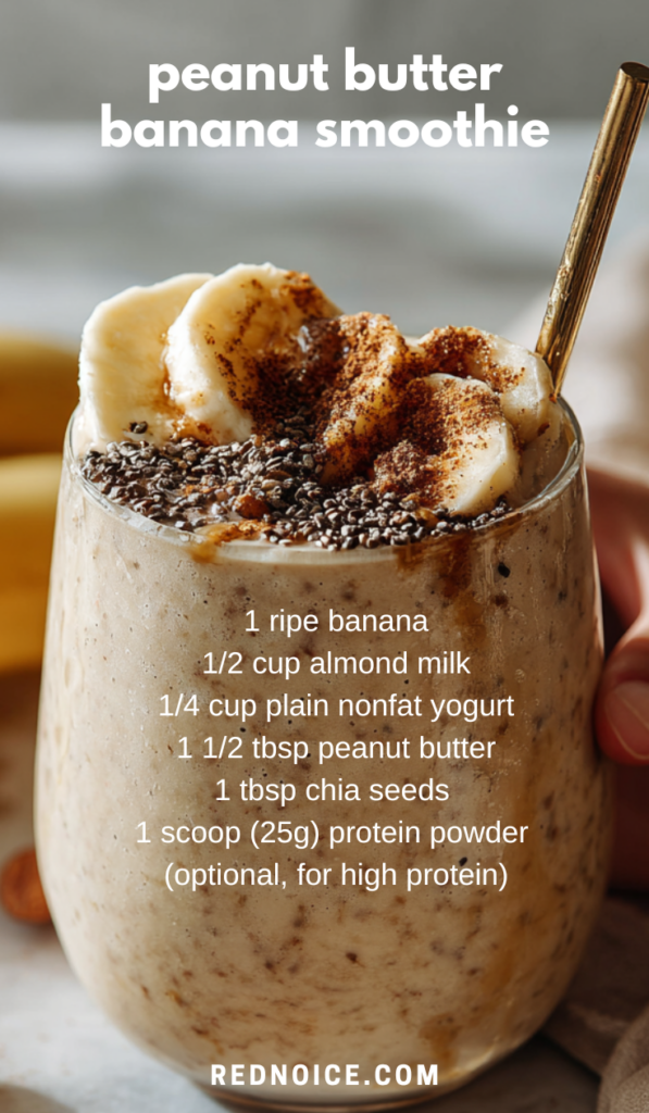 Peanut Butter Bliss Smoothie