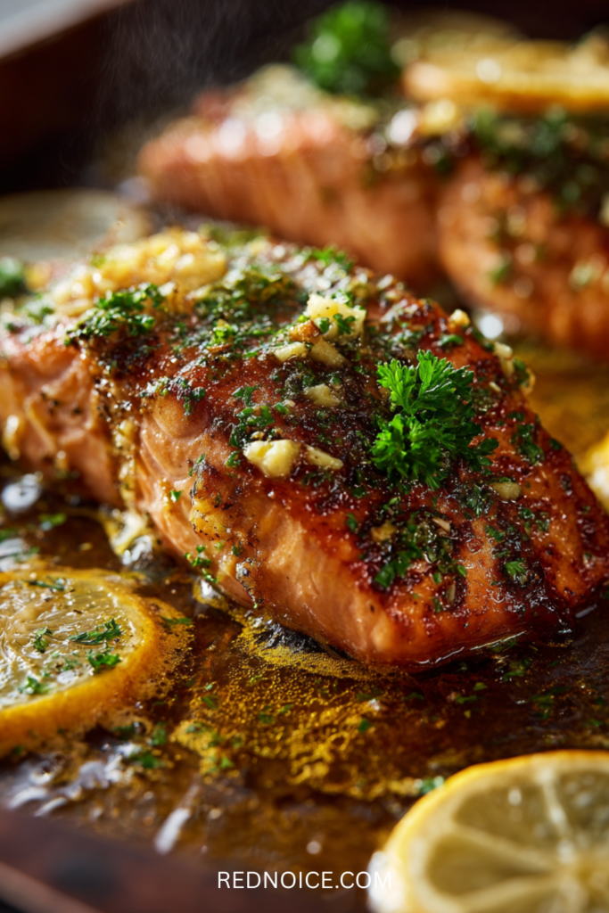 Baked Garlic Butter Salmon