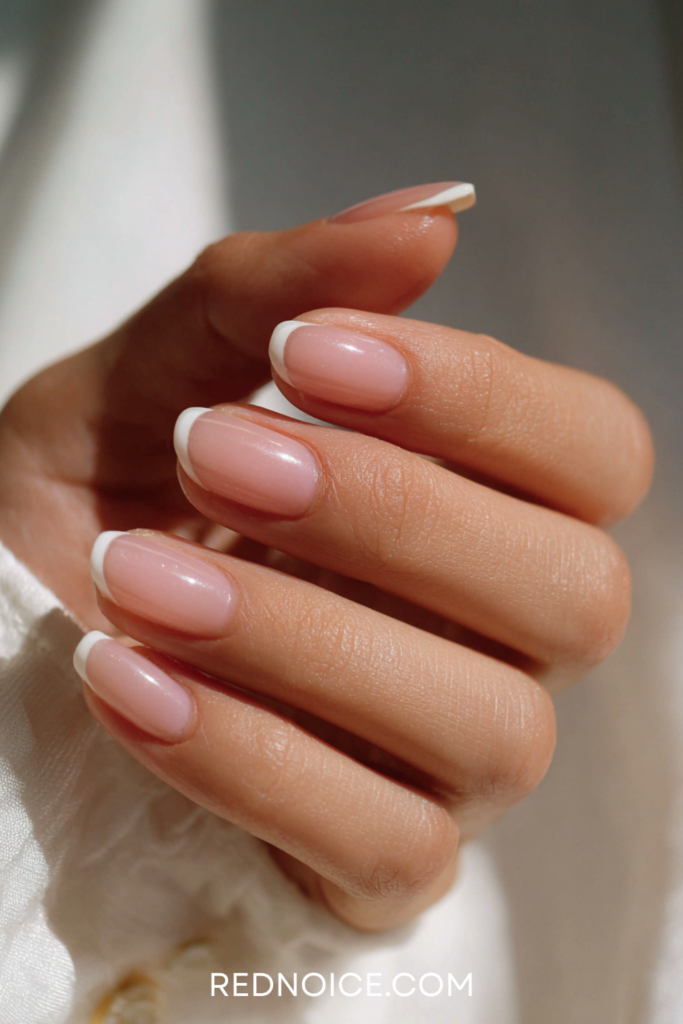 Classic Light Pink French Tip