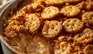 The Ritz Cracker Chicken Casserole