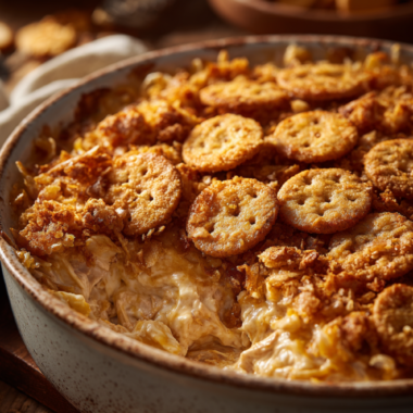 The Ritz Cracker Chicken Casserole