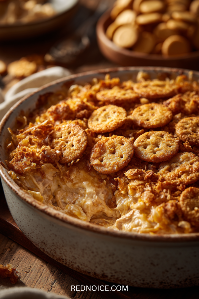 The Ritz Cracker Chicken Casserole