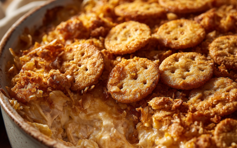 The Ritz Cracker Chicken Casserole