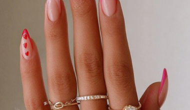 Two-Tone Pink French Tips