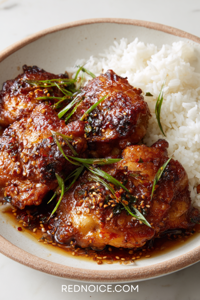 Honey Garlic Chicken Thighs