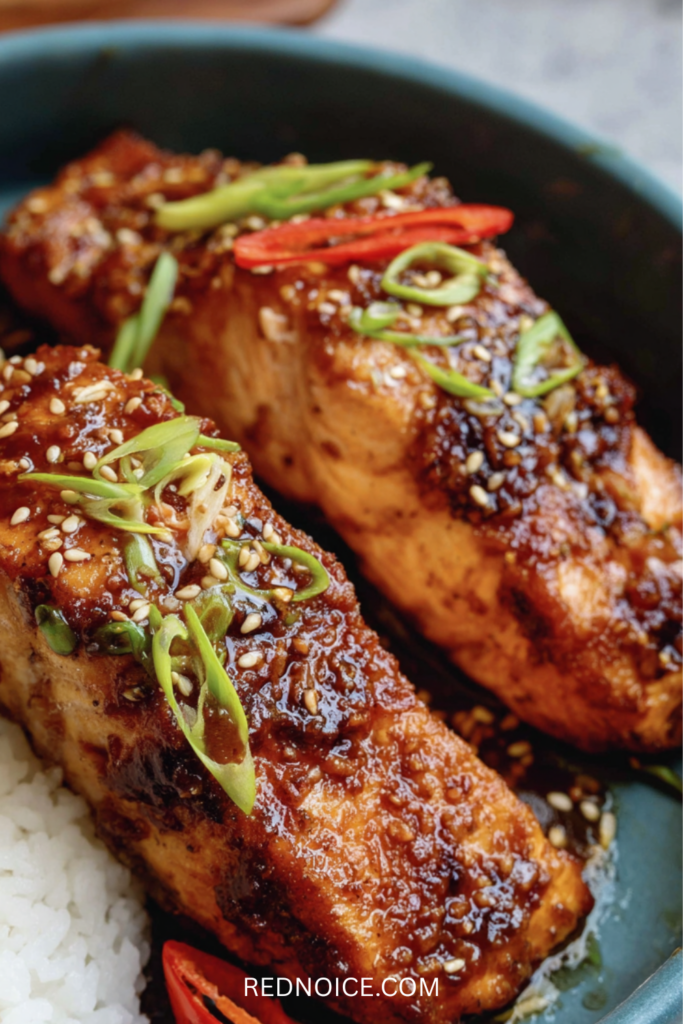 Air Fryer Teriyaki Salmon