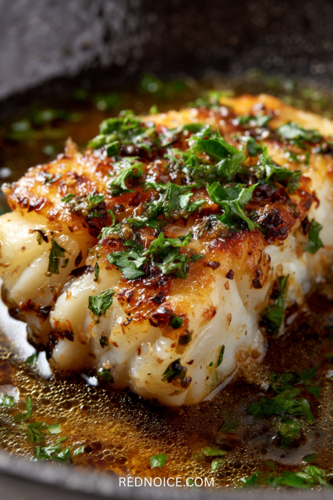 Lemon Butter Cod Skillet