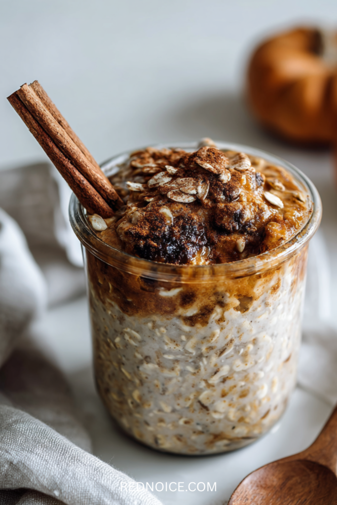 Cinnamon Roll Overnight Oats