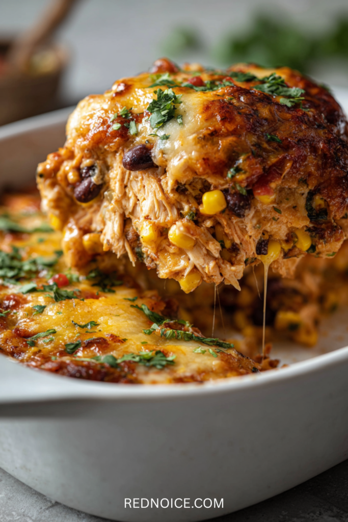 Chicken Burrito Casserole