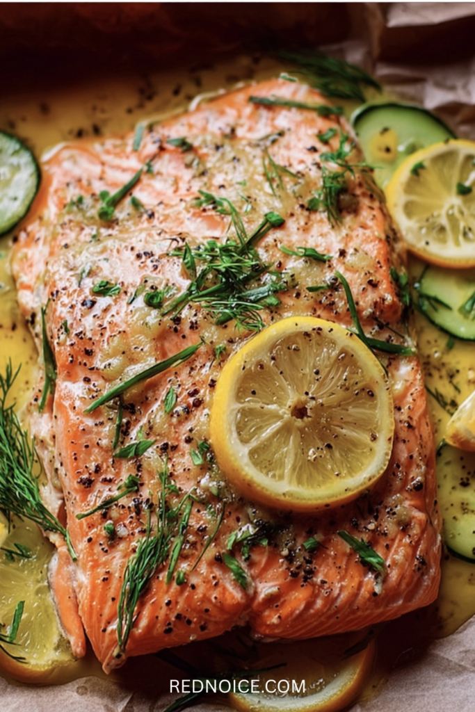 Easy Baked Salmon with Lemon & Herbs