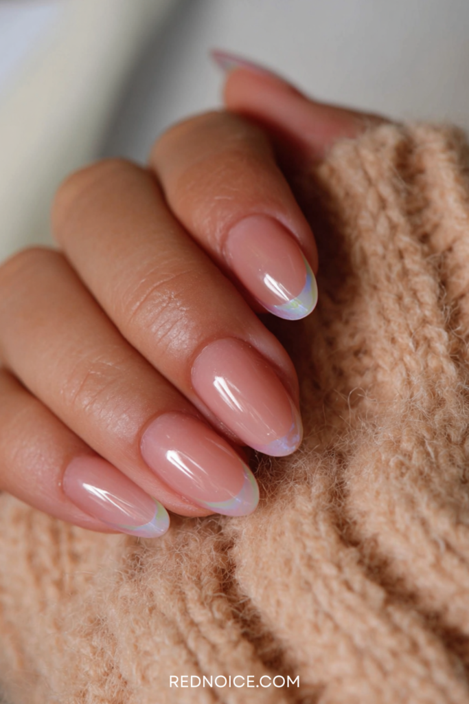 Aurora or Holographic Pink Tips