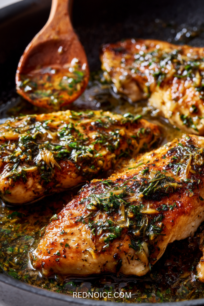 Lemon Garlic Chicken Skillet