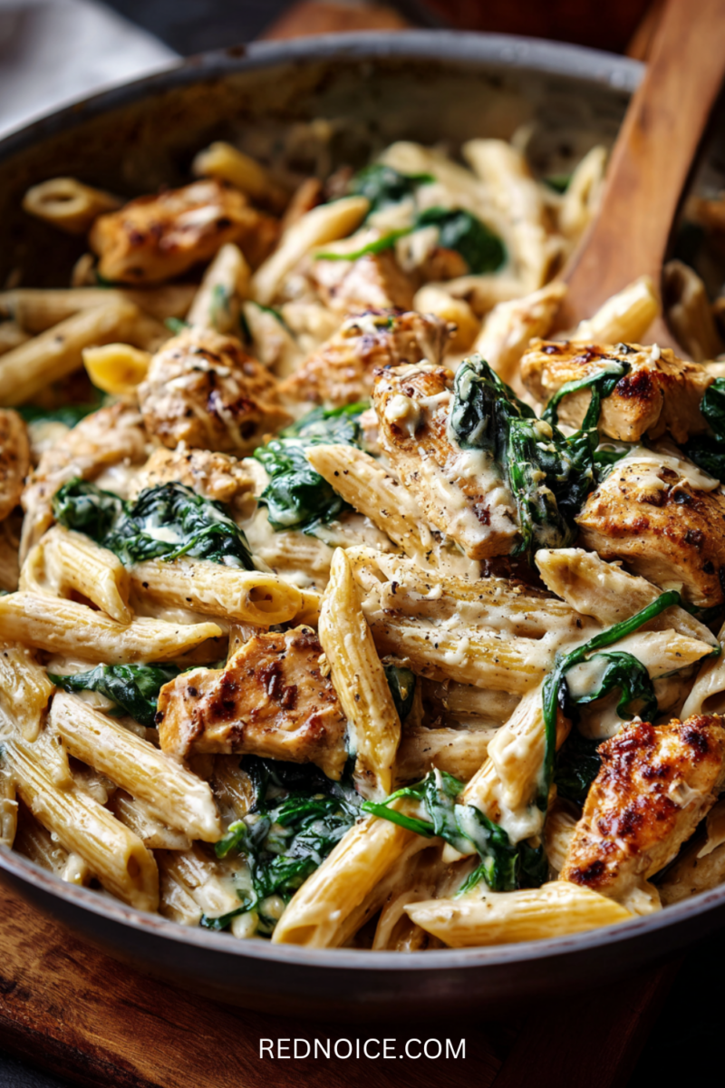 Garlic Parmesan Chicken Pasta