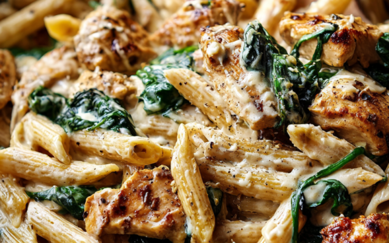 Garlic Parmesan Chicken Pasta