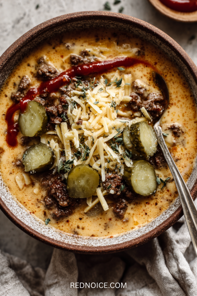Cheeseburger Soup