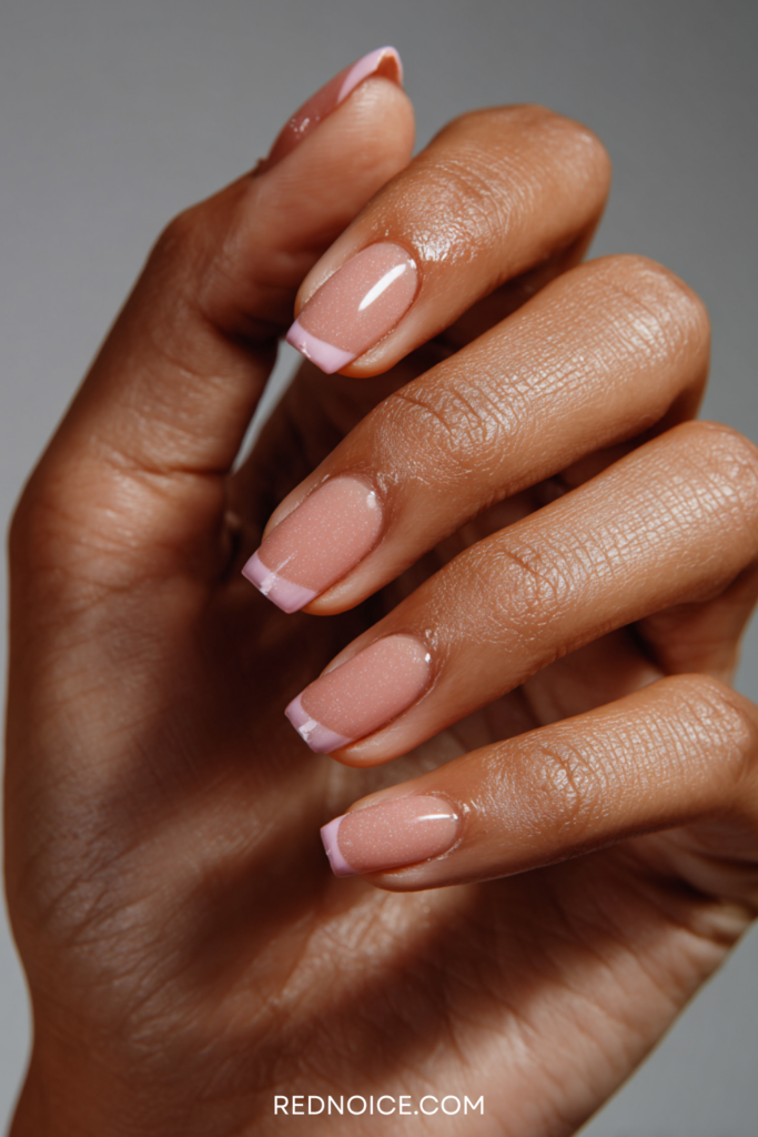 Blush Pink French Tips