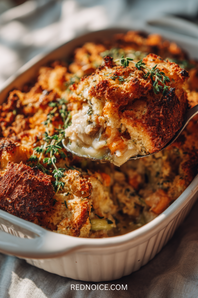 Chicken and Stuffing Casserole