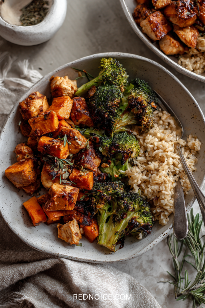 Chicken & Sweet Potato Rice Bowl