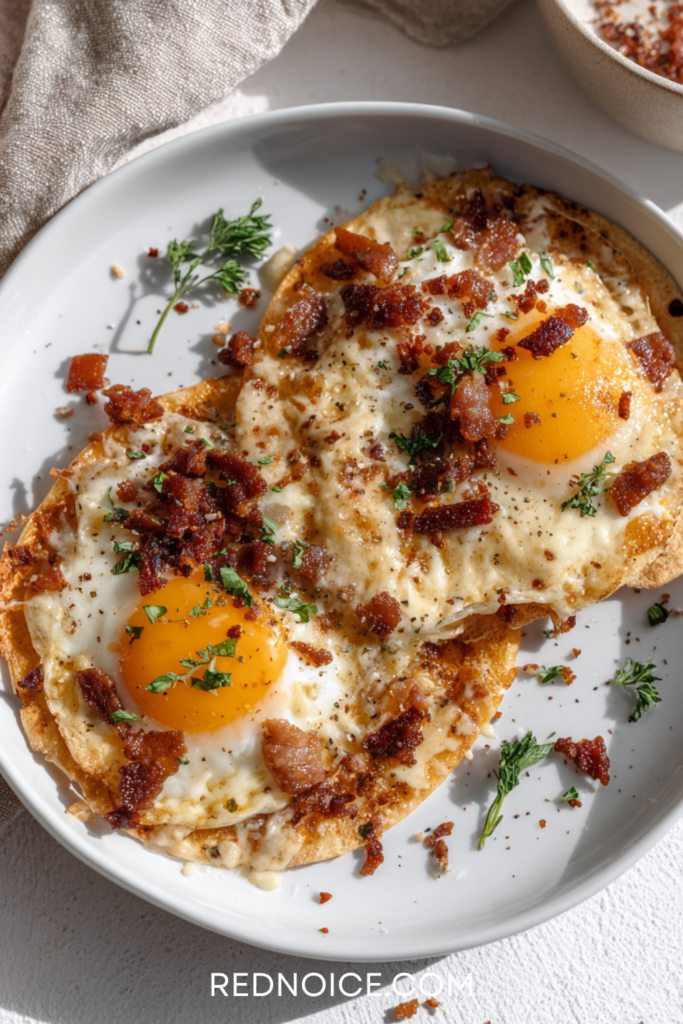 Air Fryer Breakfast Tostadas