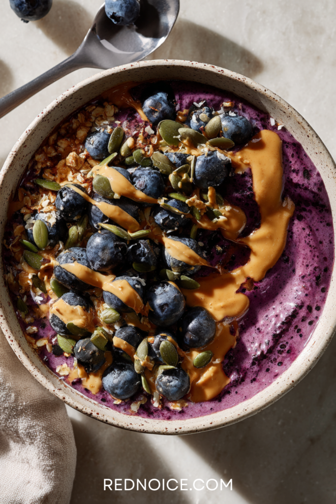Blueberry Antioxidant Blast Smoothie Bowl