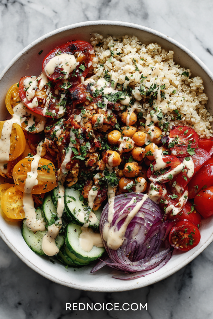 Mediterranean-Inspired Lunch Plates
